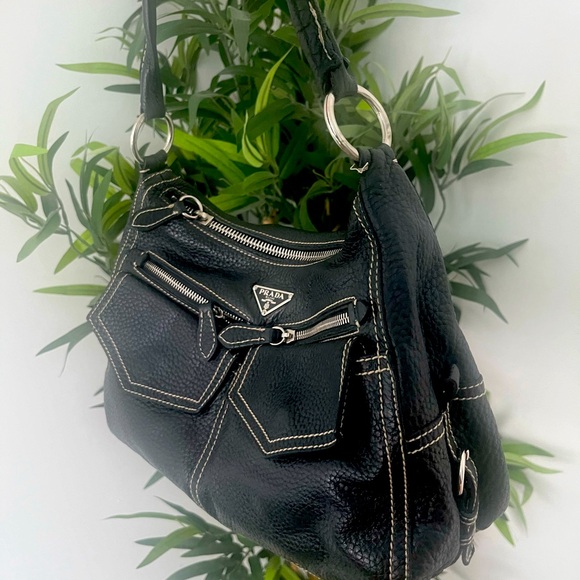 Prada Black Leather Handbag - Picture 2 of 16